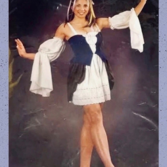 "FAIR MAIDEN COSTUME!" WOMENS DELUXE MAIDEN COSTUME SIZE S/M NEW! - Picture 8 of 10